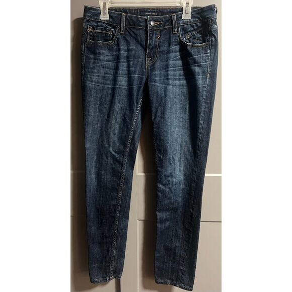 Vigoss Denim - Vigoss Studio Women Straight Leg Denim Medium Wash Jeans P6194A 30 Cotton